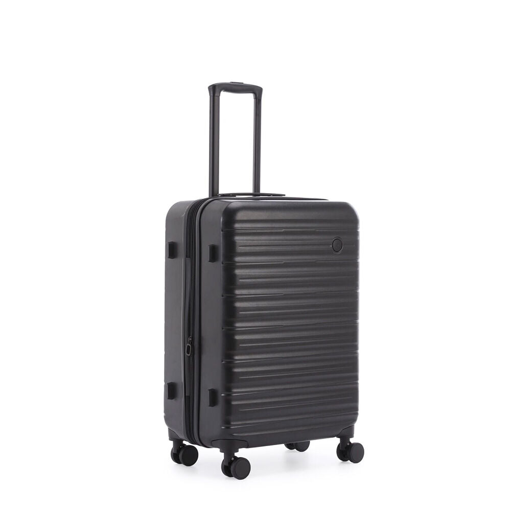 Paklite Pilot Medium Travel Luggage Suitcase Lightweight 67x46cm Black