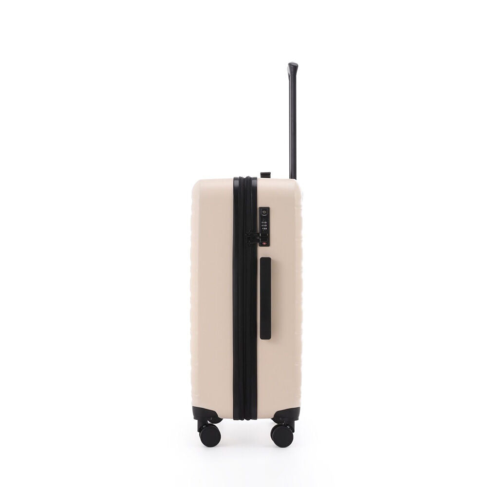 Paklite Pilot Medium Travel Luggage Suitcase Lightweight 67x46cm Sand