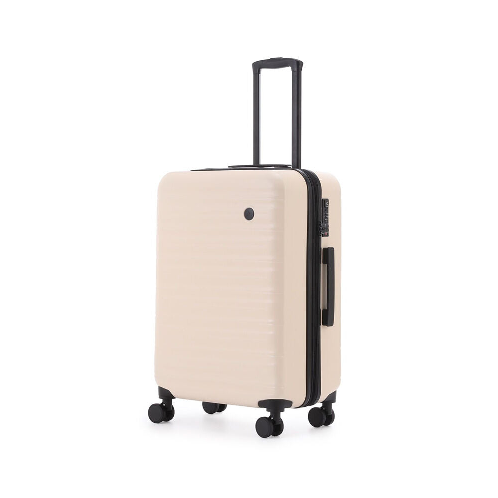 Paklite Pilot Medium Travel Luggage Suitcase Lightweight 67x46cm Sand