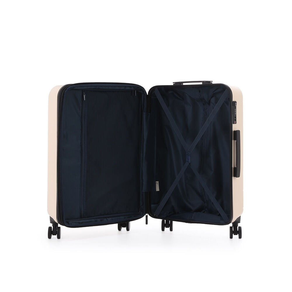 Paklite Pilot Medium Travel Luggage Suitcase Lightweight 67x46cm Sand