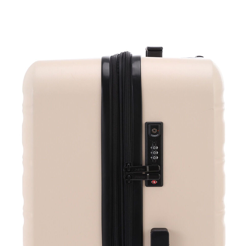 Paklite Pilot Medium Travel Luggage Suitcase Lightweight 67x46cm Sand