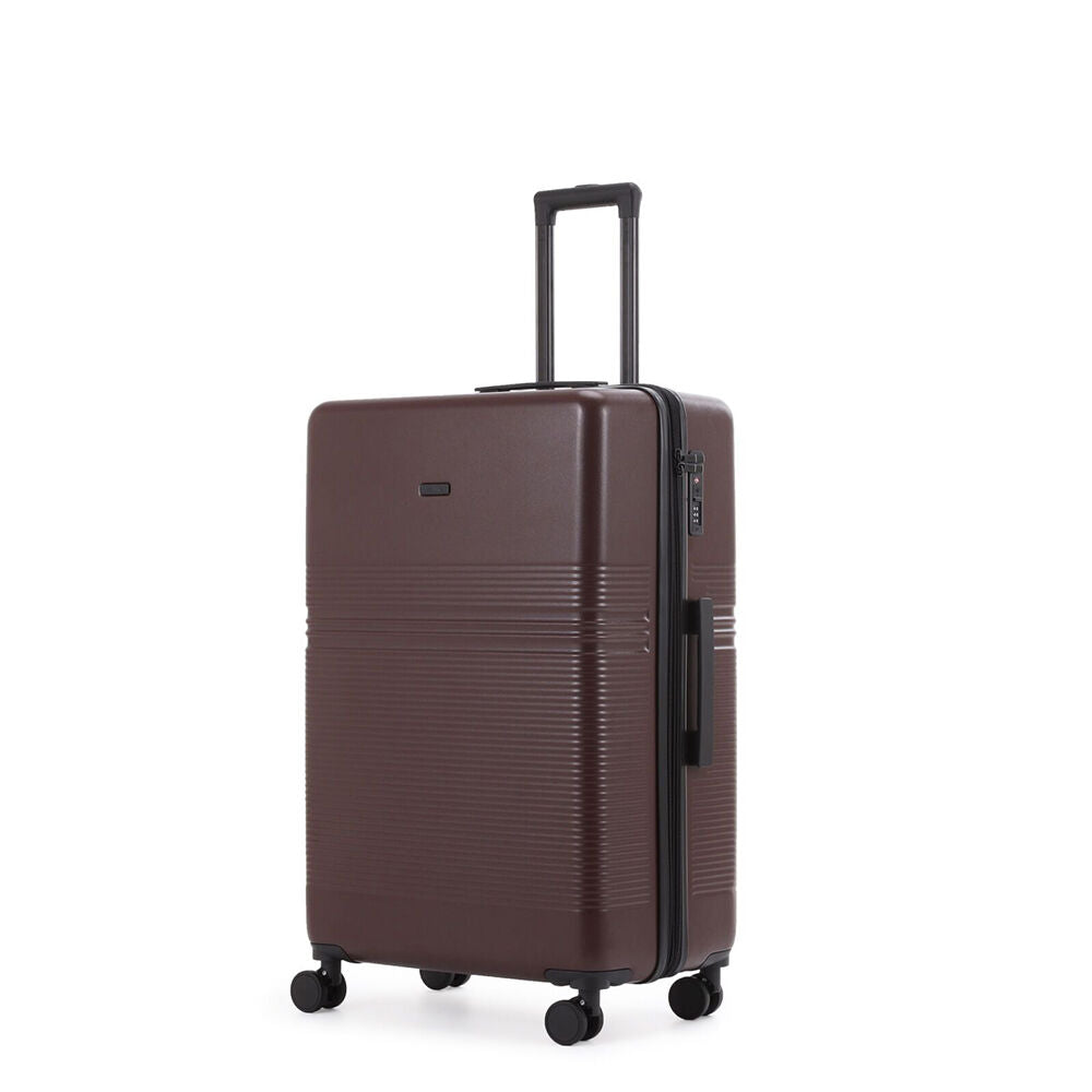 Paklite Elements Large Travel Luggage Suitcase Lightweight 76.5cm Burgundy