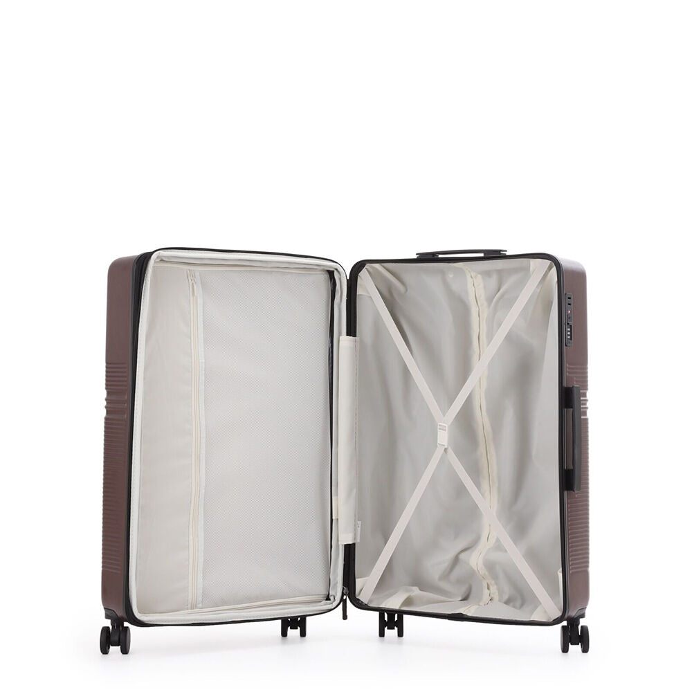 Paklite Elements Large Travel Luggage Suitcase Lightweight 76.5cm Burgundy
