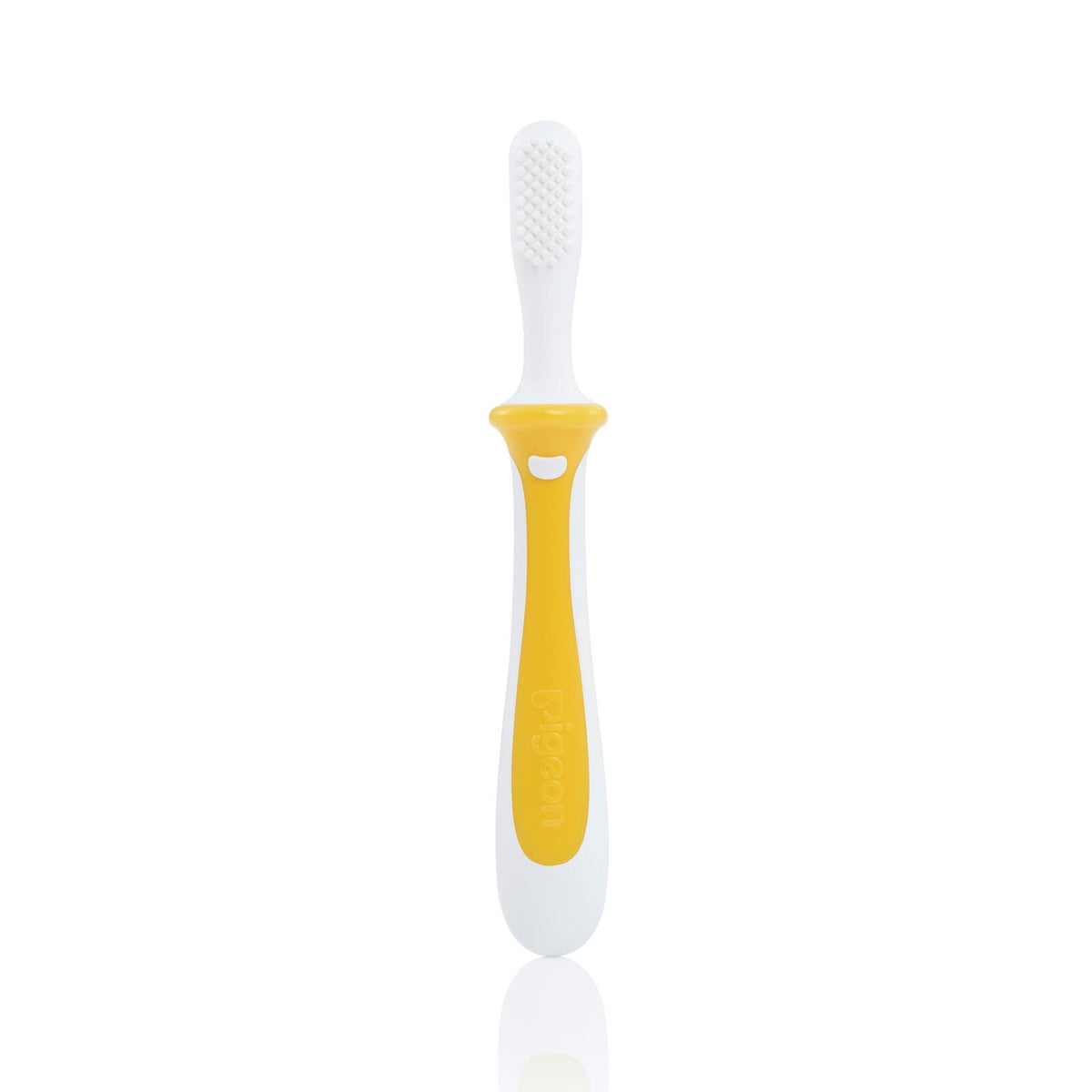 2PK Pigeon Training Baby Toothbrush Step 1 Soft Bristle Safety Shield