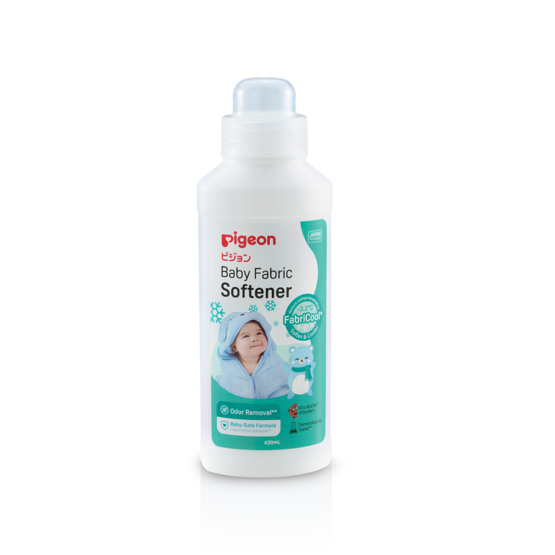 8PK Pigeon Baby Fabric Softener 430ml Odour Remover Gentle On Skin 0m+