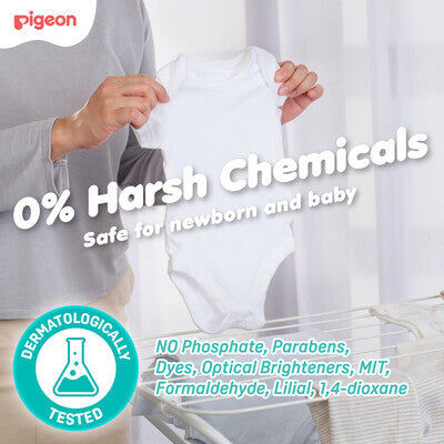 8PK Pigeon Baby Fabric Softener 430ml Odour Remover Gentle On Skin 0m+