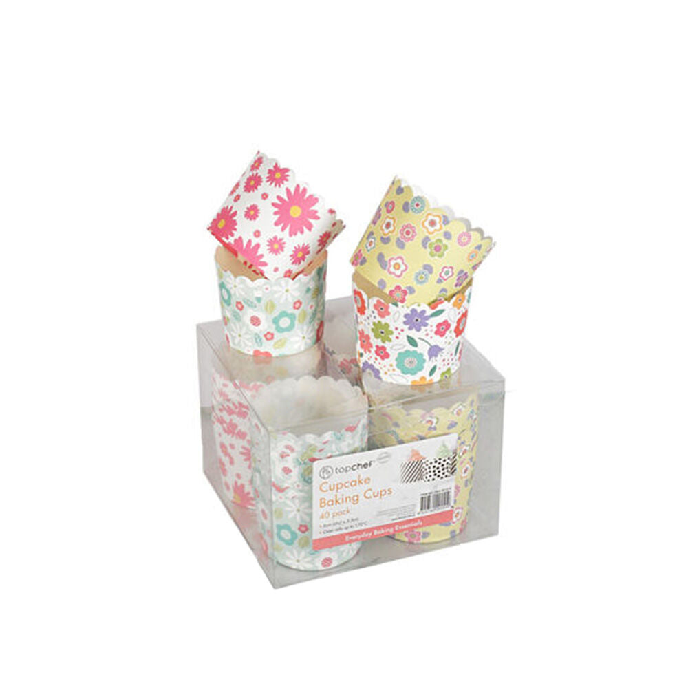 320pc Topchef Cupcakes Packaging Box Container 6cm - Assorted