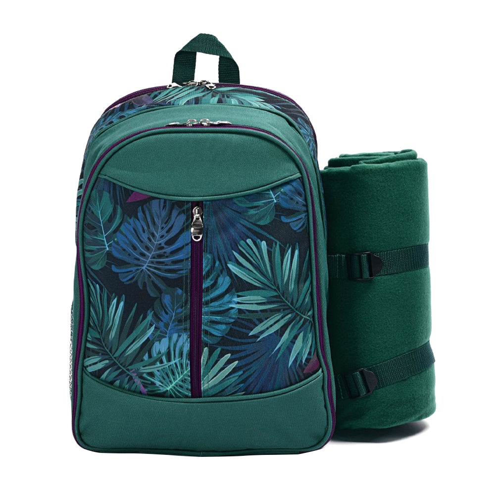 Trailmaster 4 Person Insulated Picnic Backpack w/Blanket