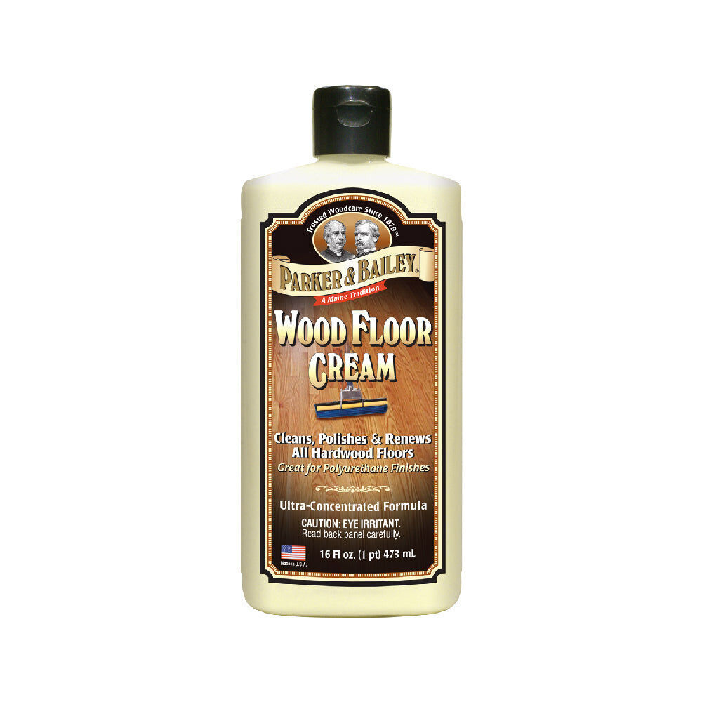 Parker Bailey Restorative Hardwood Floor Cream Polishing Cleaner Odourless 473ml