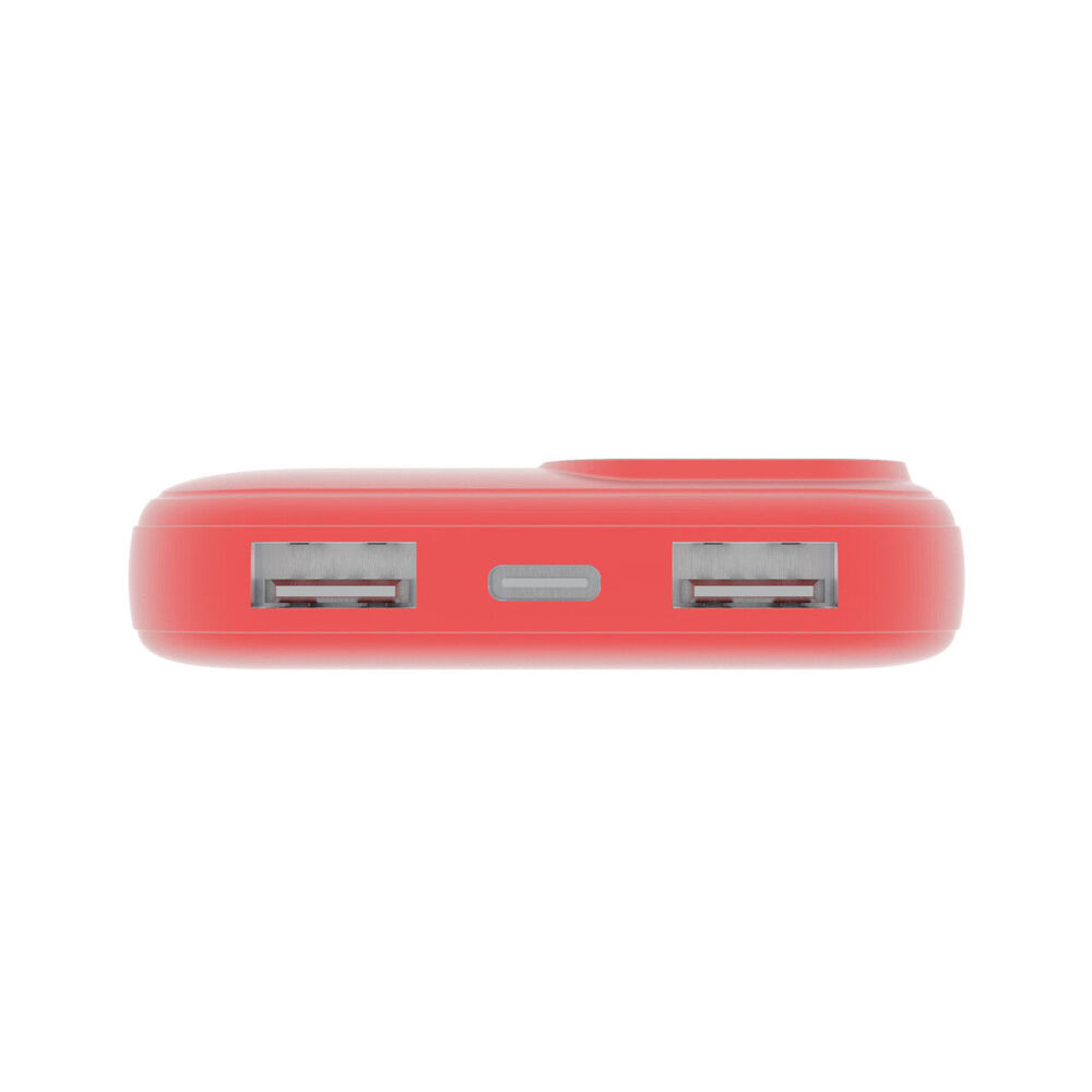 ChargeCore SafeCharge Max Powerbank 10000mAh USB-A to C & 8-Pin Sunset Coral