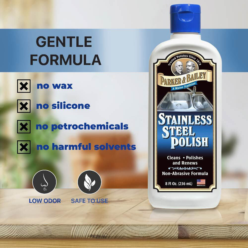 Parker & Bailey Stainless Steel Polish Cleaner Formula 236ml