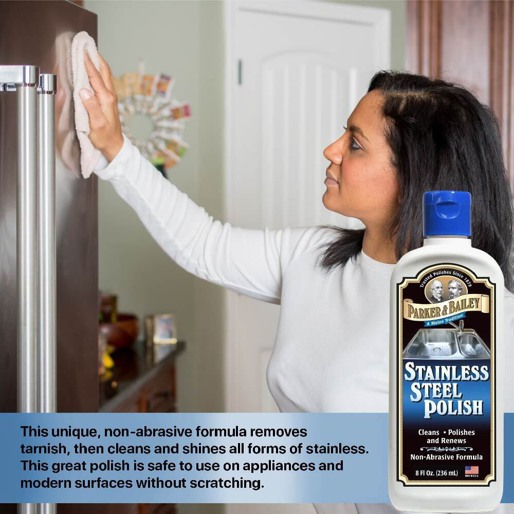 Parker & Bailey Stainless Steel Polish Cleaner Formula 236ml
