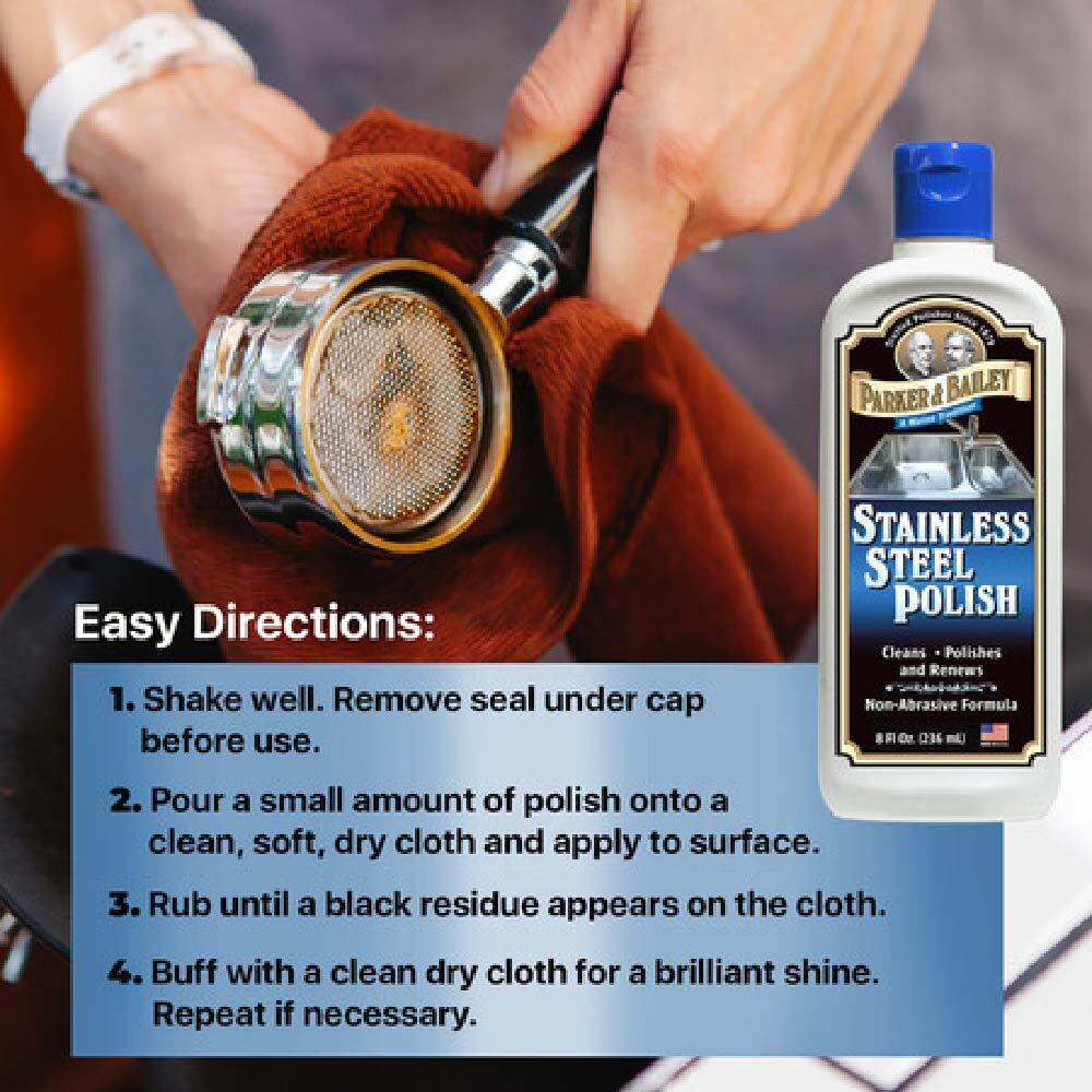 Parker & Bailey Stainless Steel Polish Cleaner Formula 236ml
