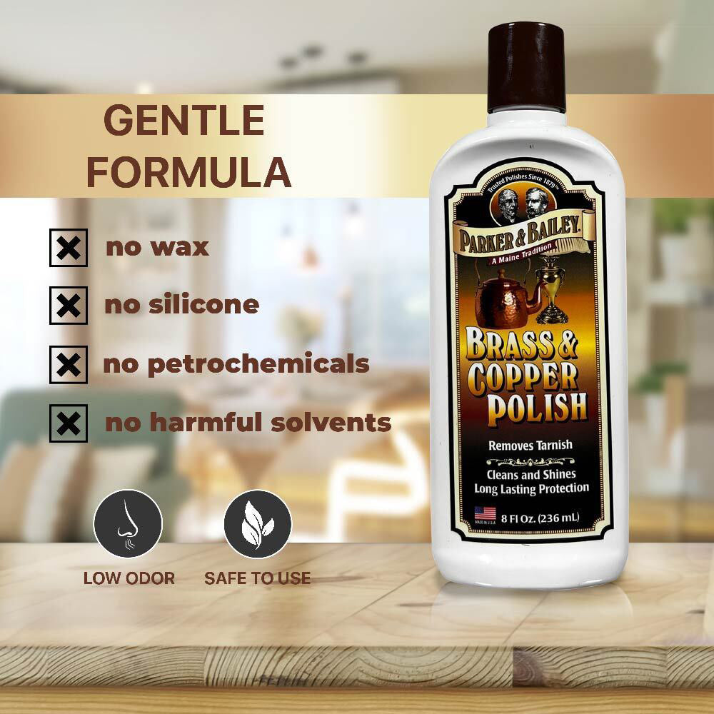 Parker & Bailey Brass & Copper Polish Tarnish Remover 236ml