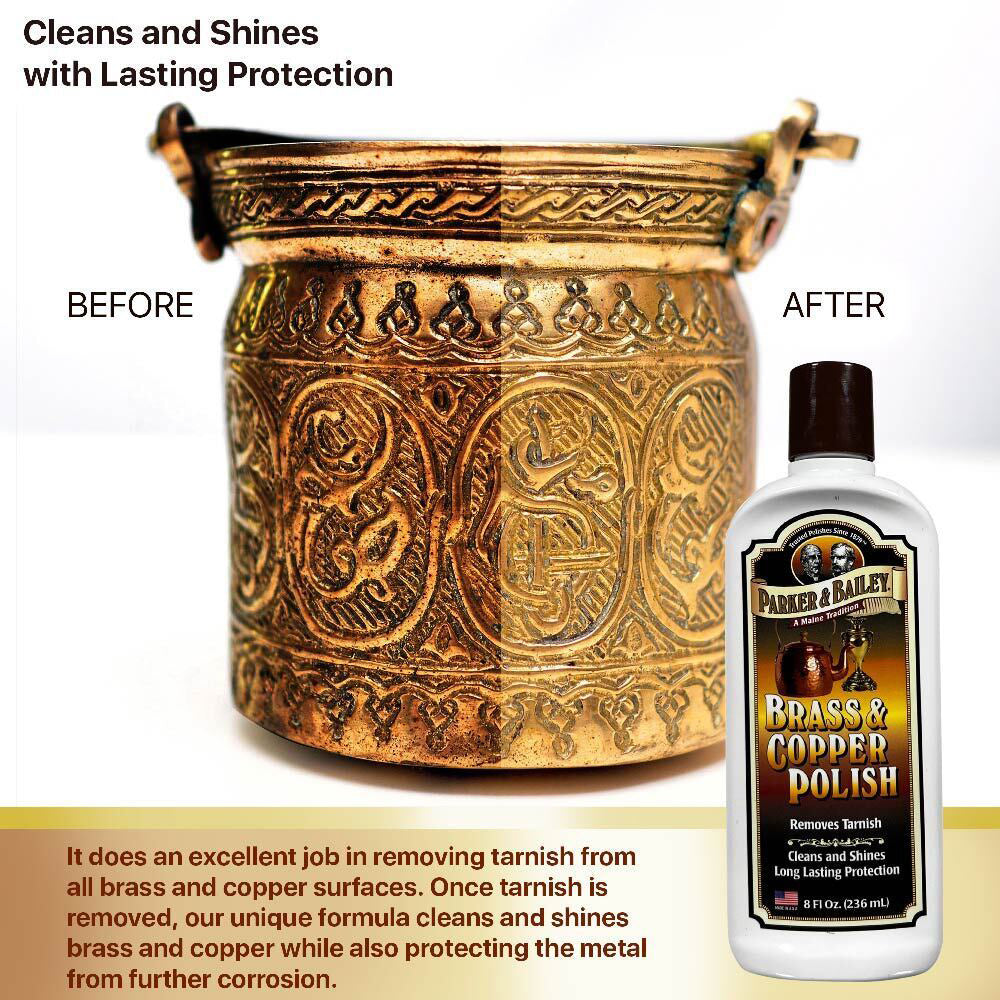 Parker & Bailey Brass & Copper Polish Tarnish Remover 236ml