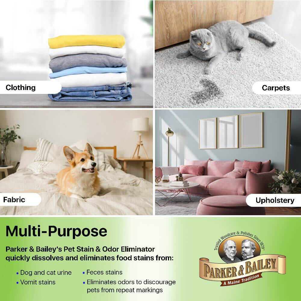 2PK Parker & Bailey Pet Stain & Odour Elminator 473ml