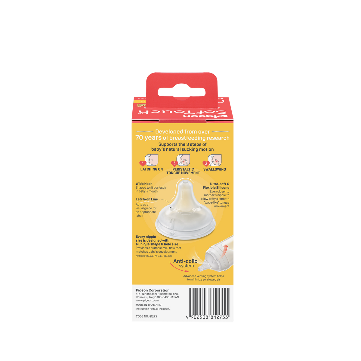 2PK Pigeon Softouch BPP Baby Bottle PPSU Anti-Colic 160ml 0m+