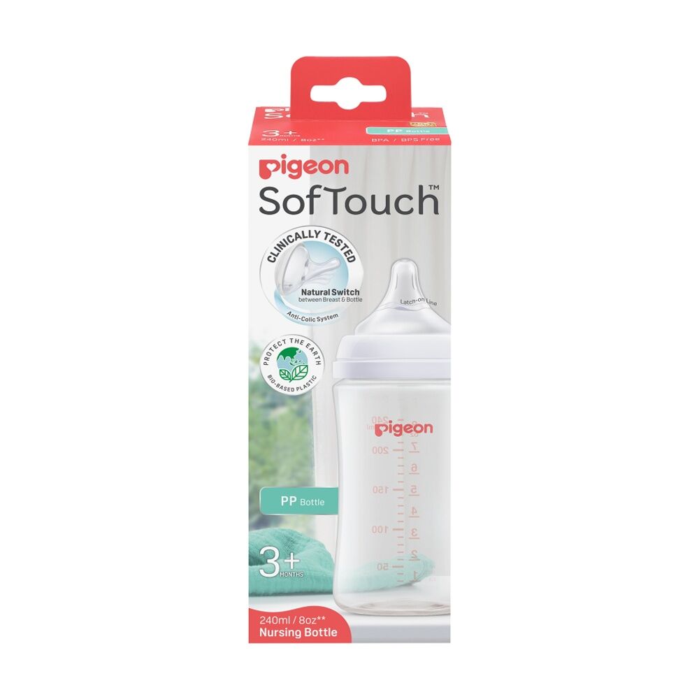 Pigeon Softouch BPP Baby Bottle PP Anti-Colic 240ml 3m+