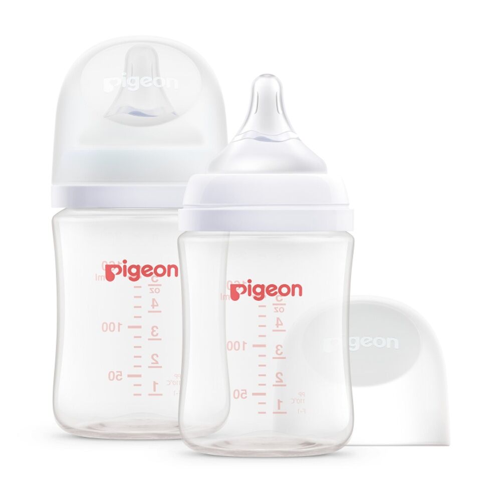 2pc Pigeon Softouch BPP Baby Bottle PP Twin Pack Anti-Colic 160ml 0m+