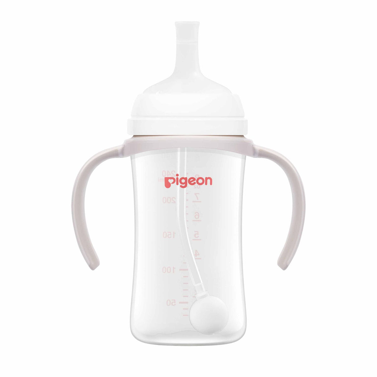 2PK Pigeon Softouch Drinking Straw Set Nursing Baby Bottle Compatible 12m+