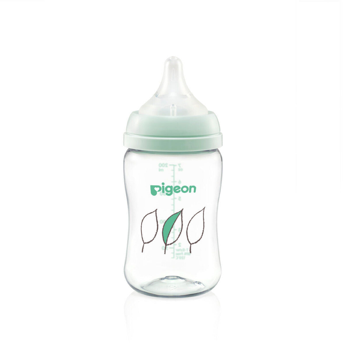 2PK Pigeon SofTouch III Bottle T-Ester 200ml Leaf Anti-Colic 0m+