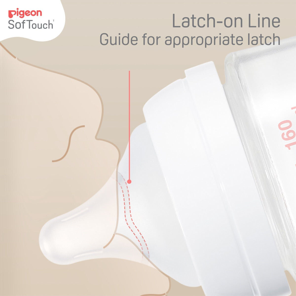 2PK Pigeon SofTouch III Bottle T-Ester 200ml Leaf Anti-Colic 0m+