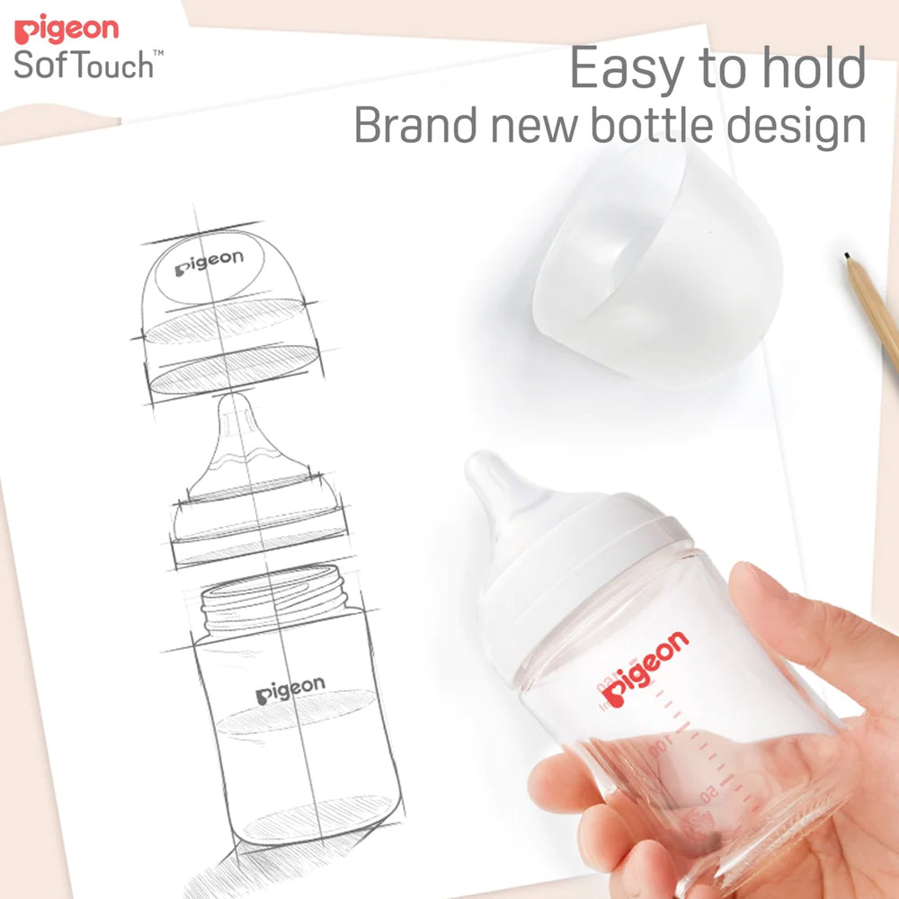 2pc Pigeon Softouch lll Bottle PPSU 240ml Baby 3m+