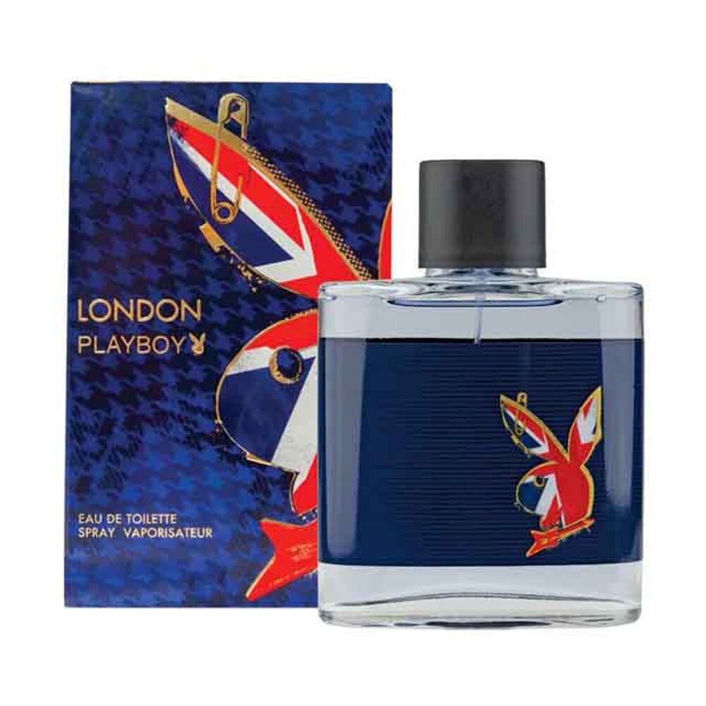 2PK Playboy London Mens Fragrance EDT Eau De Toilette Spray Bottle 100mL