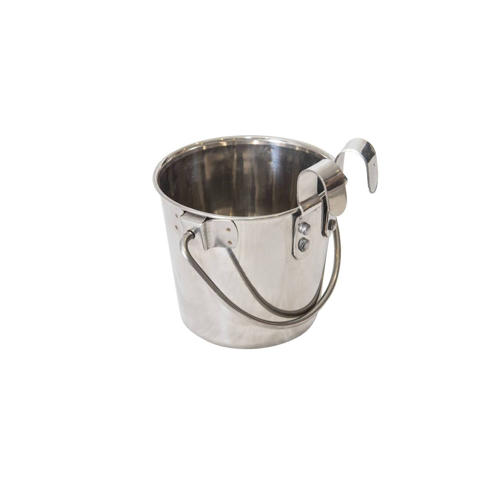Superior Pet Essentials Flat Sided Bucket with Riveted Hooks 2.8L