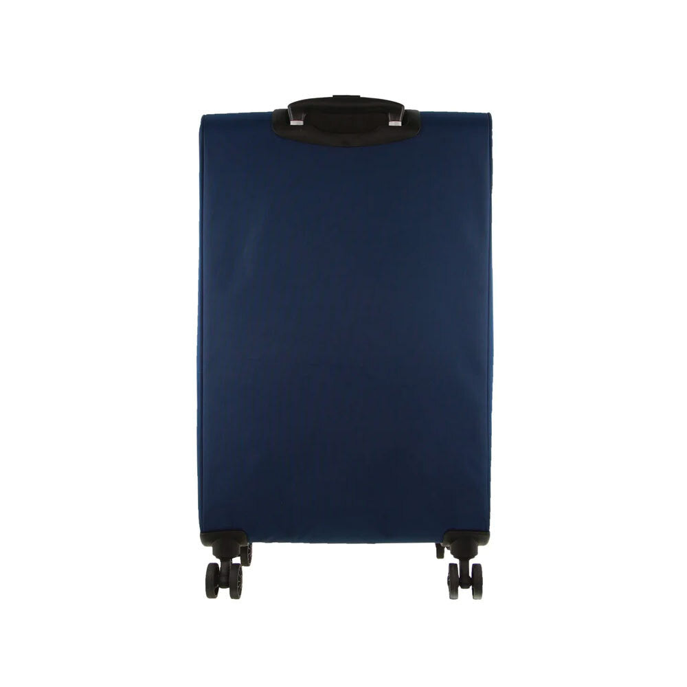 Pierre Cardin 68cm Medium Soft Shell Suitcase in Navy