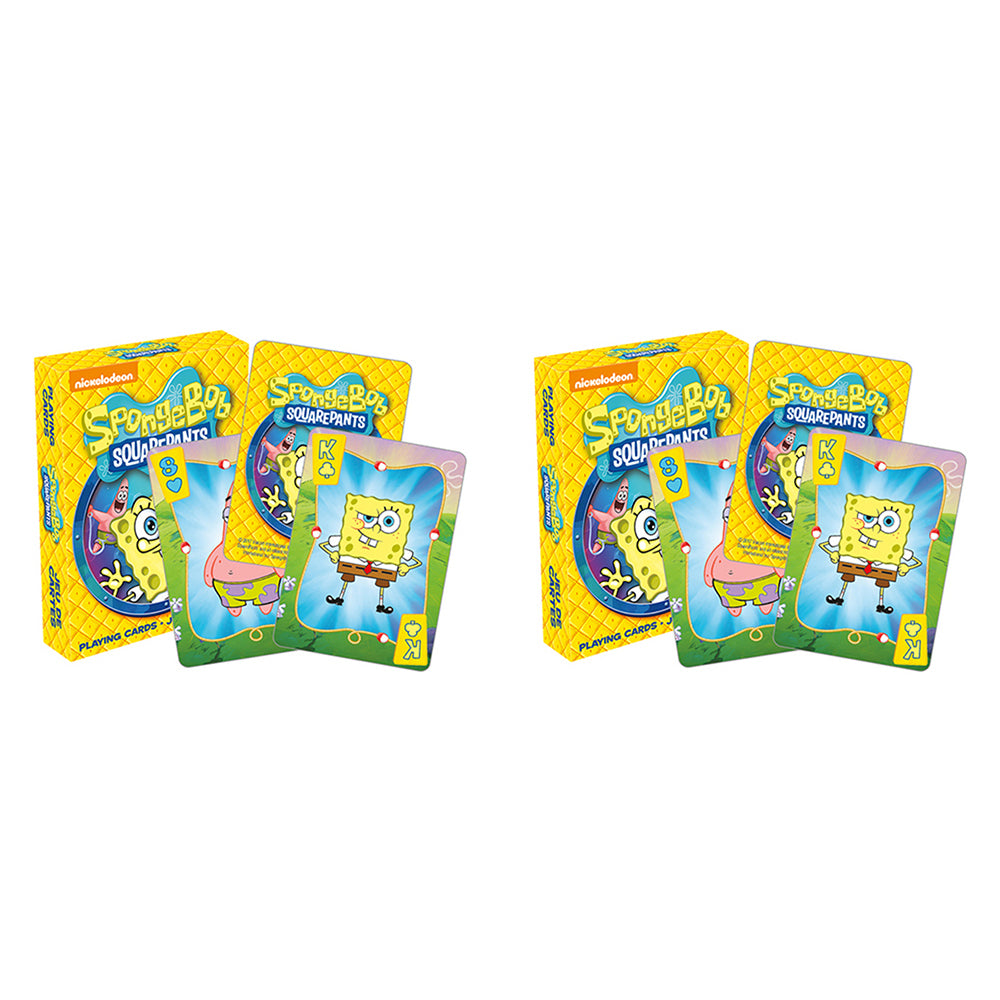 108pc Aquarius SpongeBob SquarePants Playing Cards 14y+