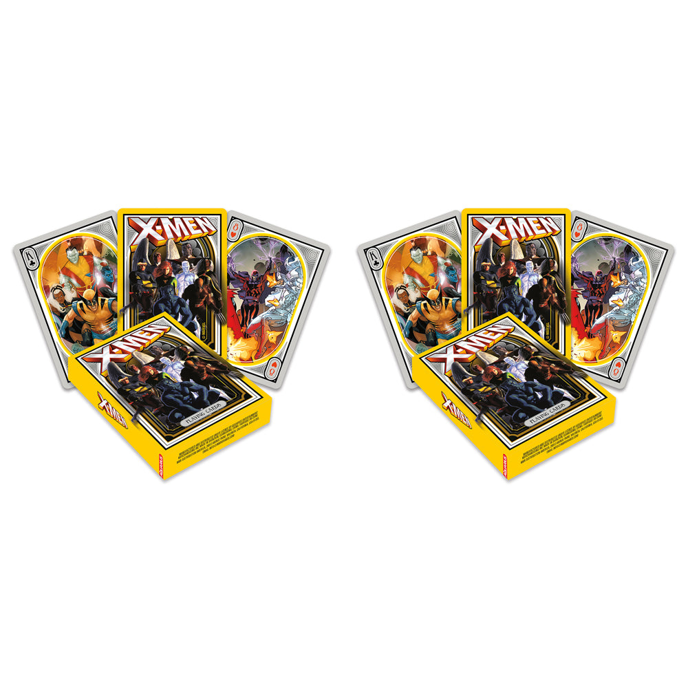 2PK Aquarius Marvel Xmen Playing Cards Standard Gaming Deck