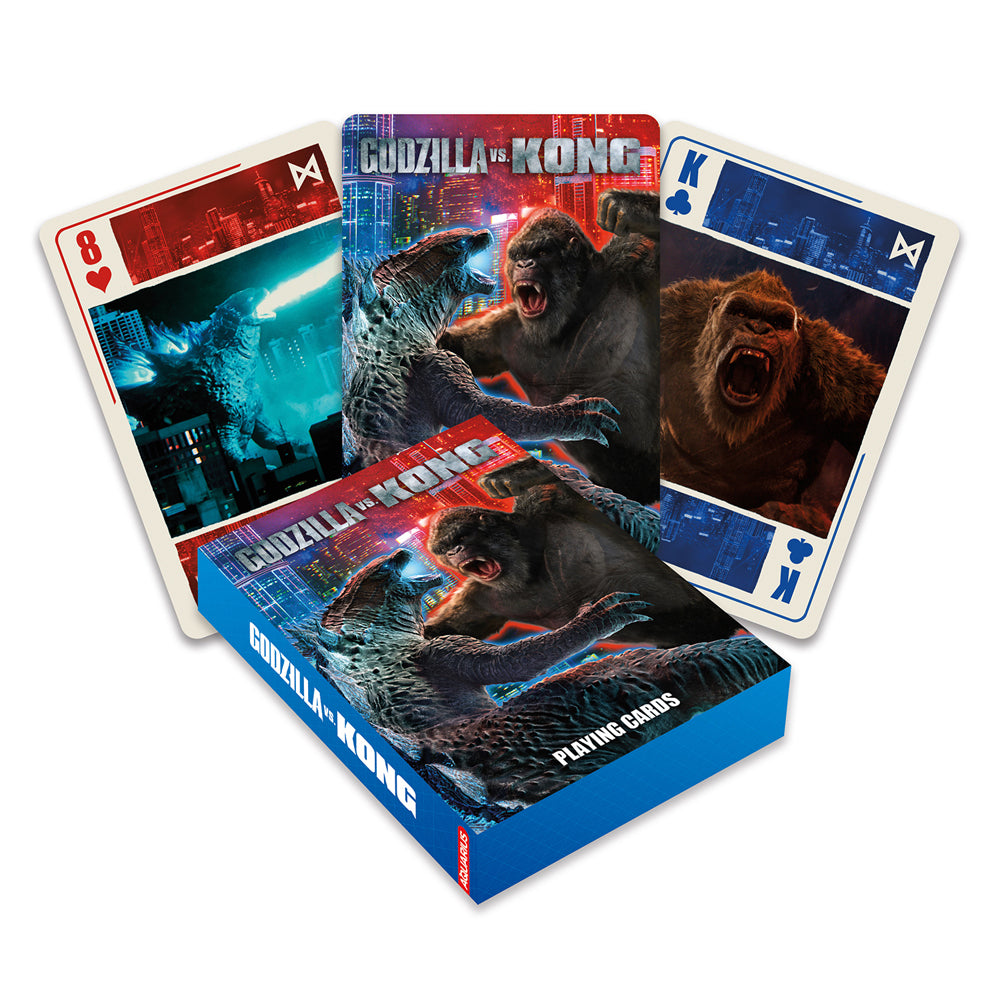 2PK Aquarius Godzilla vs Kong Playing Cards Gaming Standard Deck
