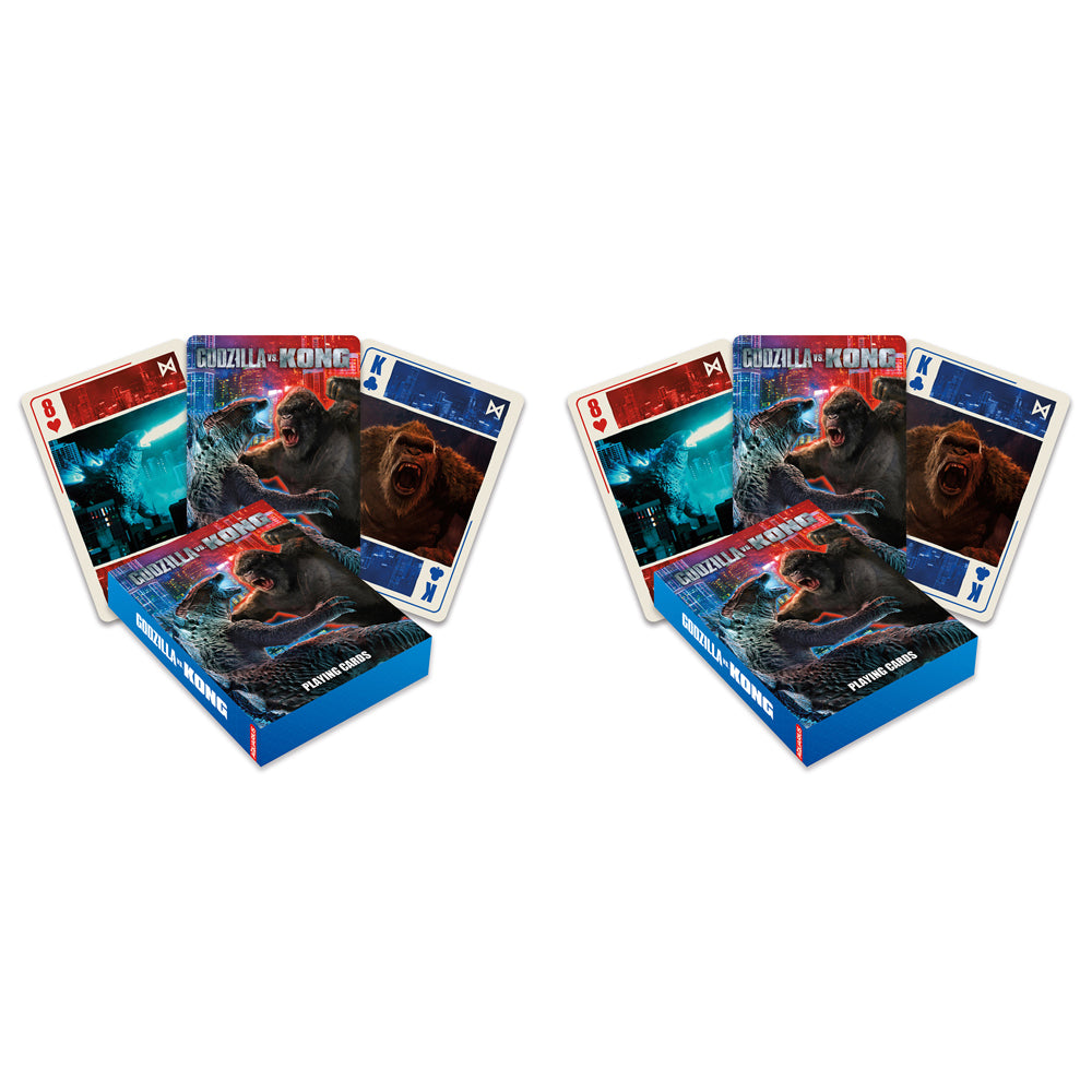 2PK Aquarius Godzilla vs Kong Playing Cards Gaming Standard Deck