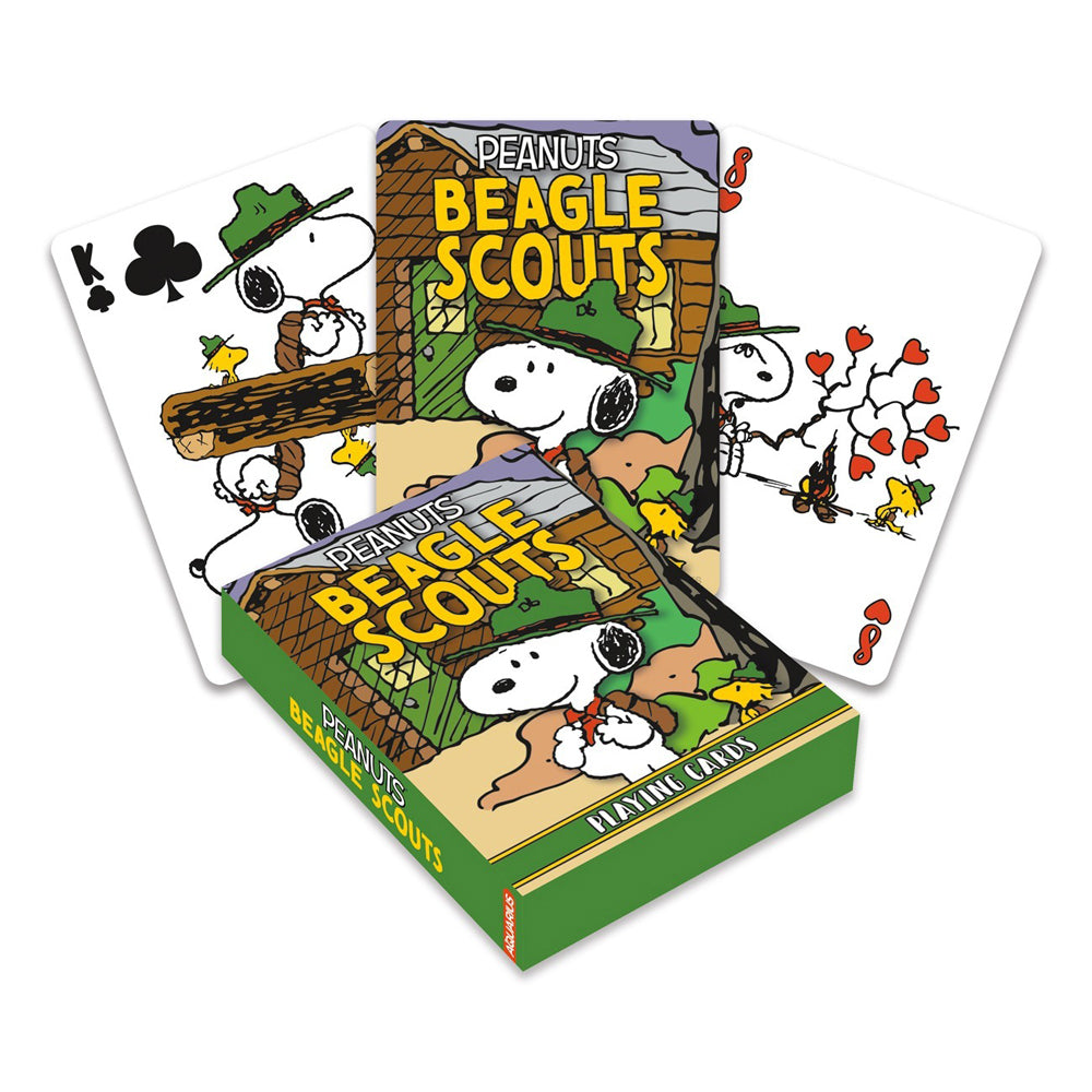 3PK Aquarius Peanuts Beagle Scouts Playing Cards Poker Gaming Deck
