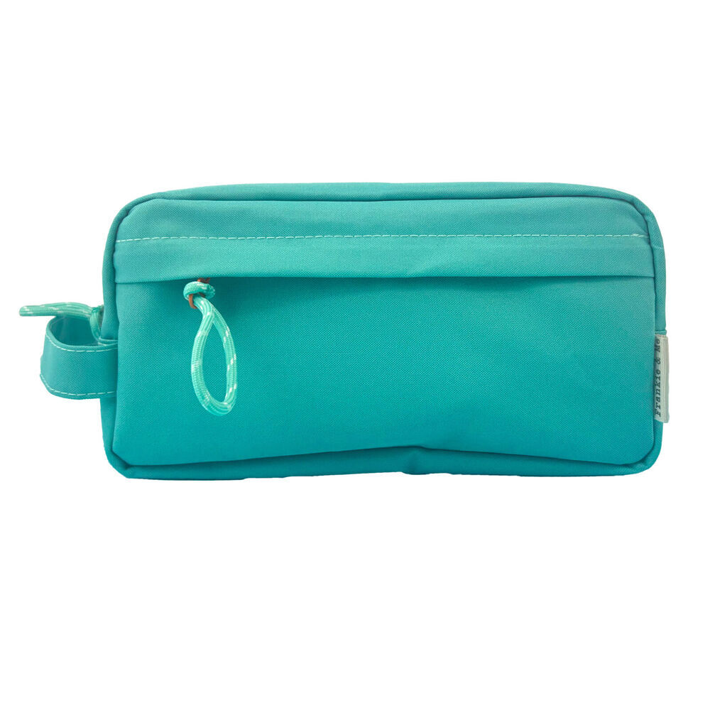 4PK Frankie & Me Women's Rectangular Zip Makeup Cosmetics Toiletry Bag 25x13cm Green