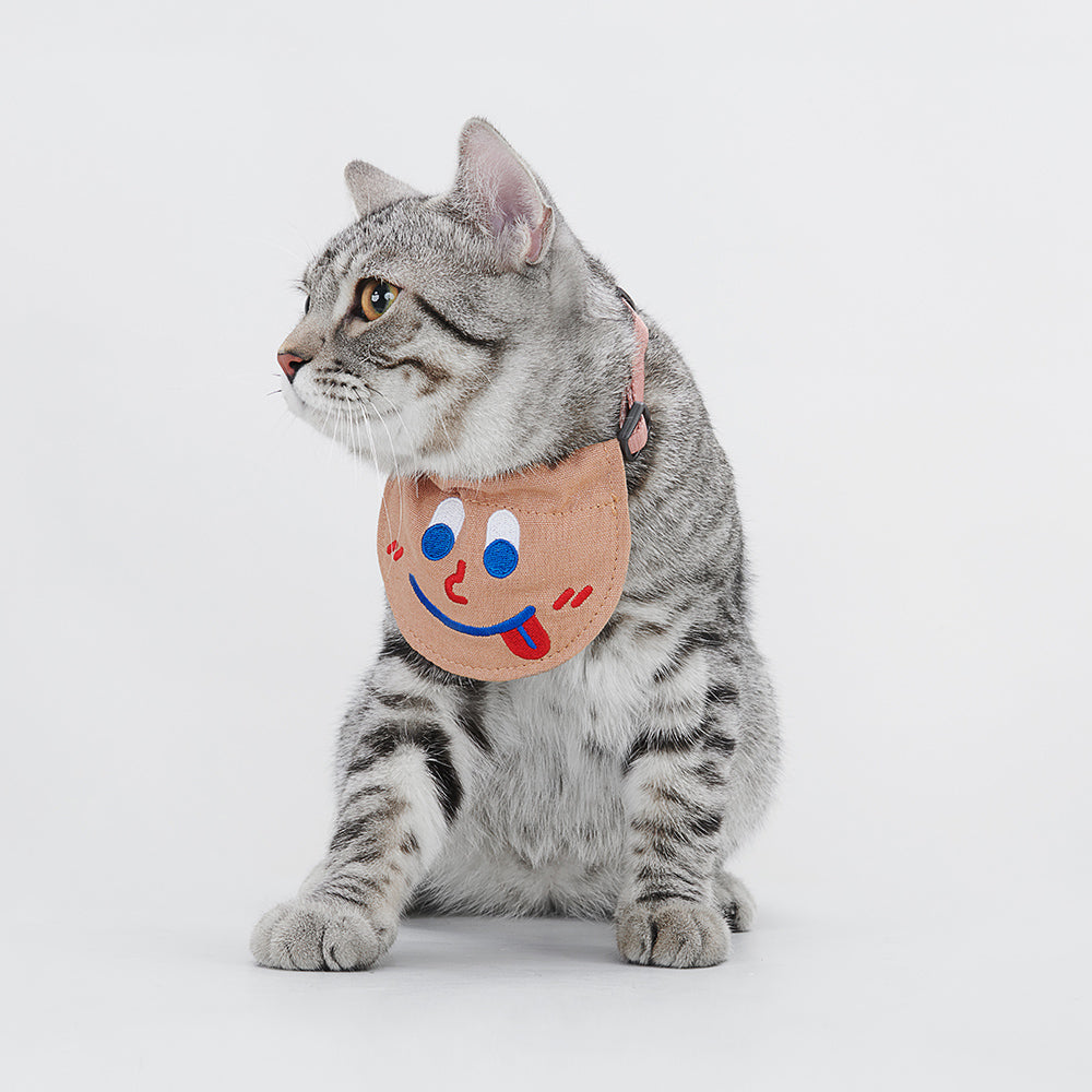2x Pidan Adjustable 7-12cm Pet/Cat Neck Bib Collar - Orange