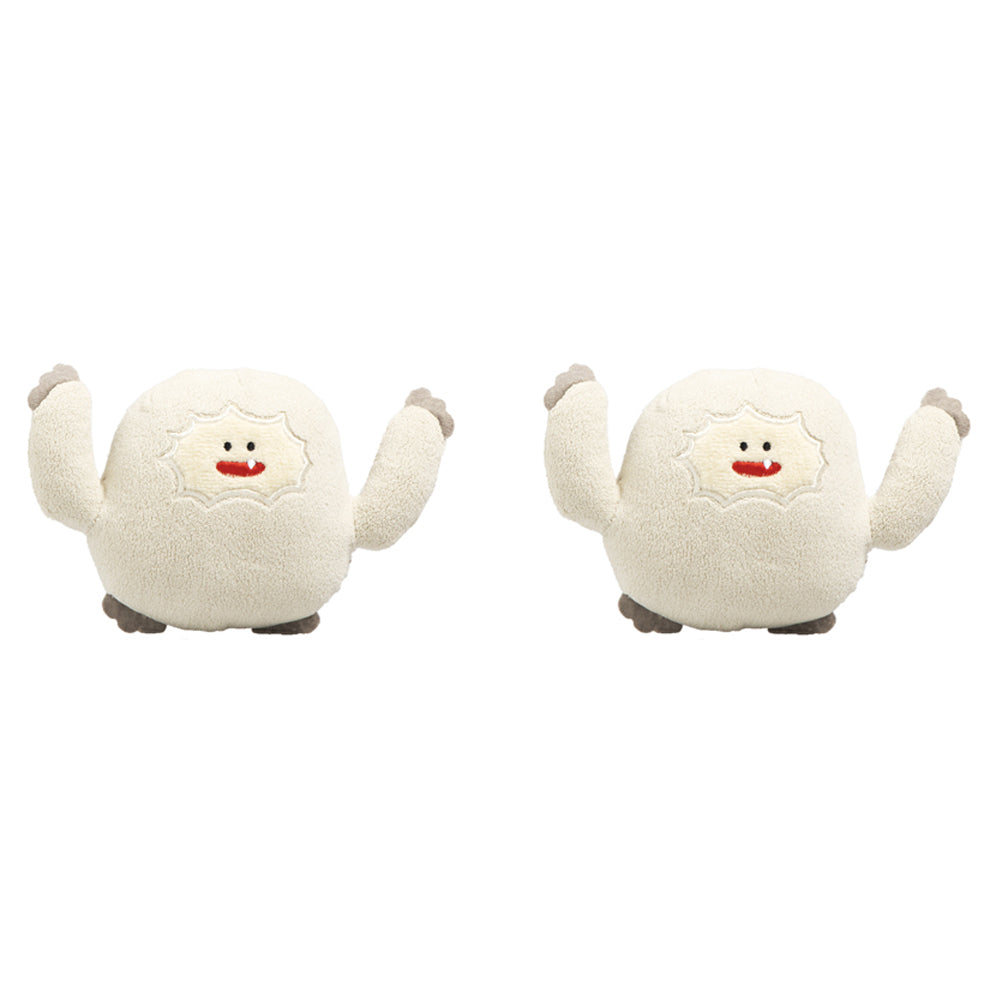 2x Pidan Little Monster Plush Pet Cat Interactive Toy - Grey