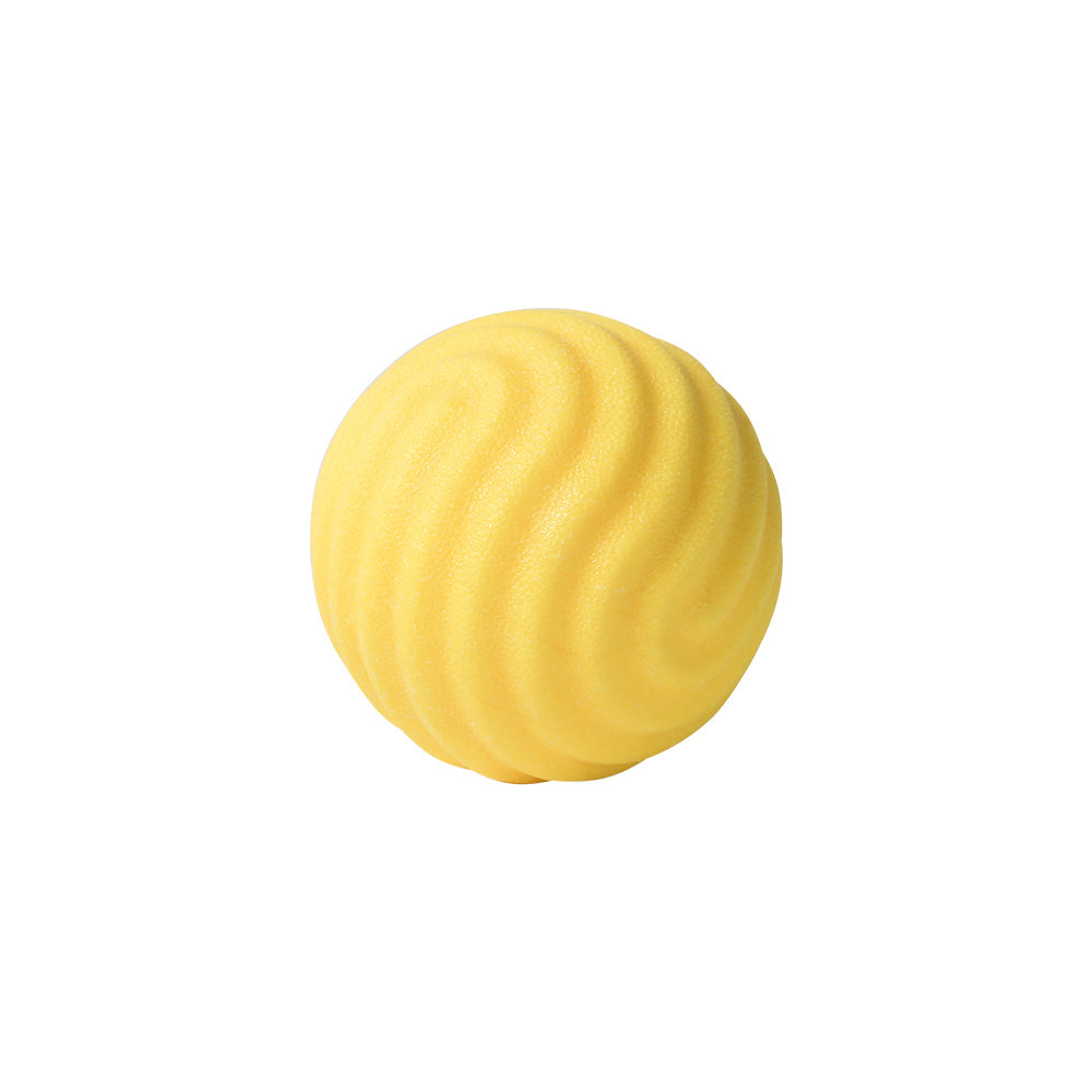2x Pidan Wave Chew Ball Pet Dog/Puppy Interactive Fun Toy - Yellow