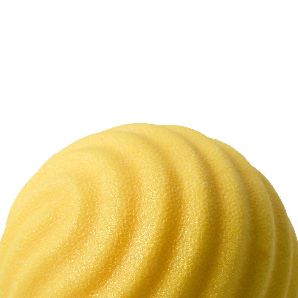 2x Pidan Wave Chew Ball Pet Dog/Puppy Interactive Fun Toy - Yellow