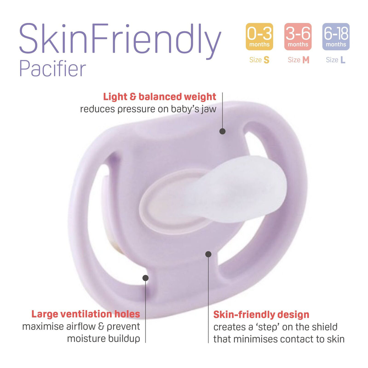 3PK Pigeon Skin Friendly Baby Pacifier Small Silicone Dummy/Soother 0-3m