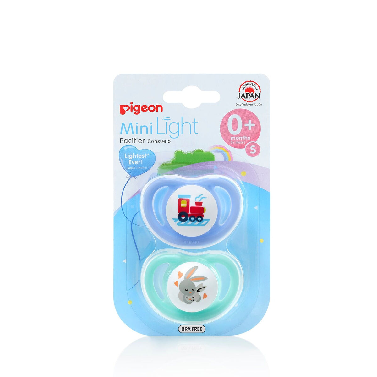 3x 2pc Pigeon Minilight Baby Pacifier Twin Pack Silicone Dummy/Soother 6m+