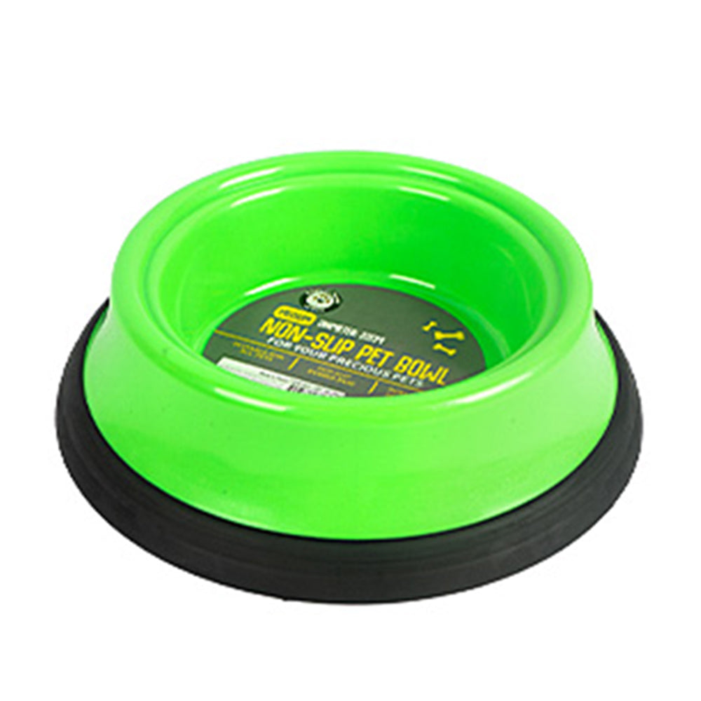 2PK Dudley's World Of Pets Mediumium Non-Slip Pet Bowl Assorted