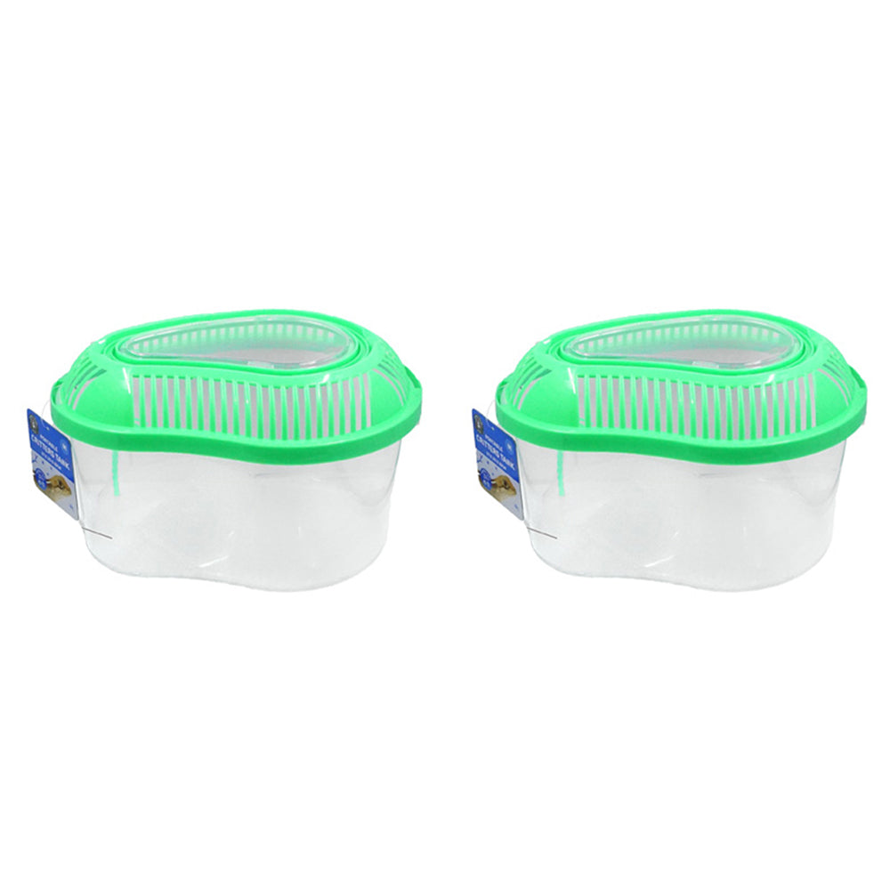 2PK Dudley's World Of Pets Reptile/Critter Tank Mediumium Assorted