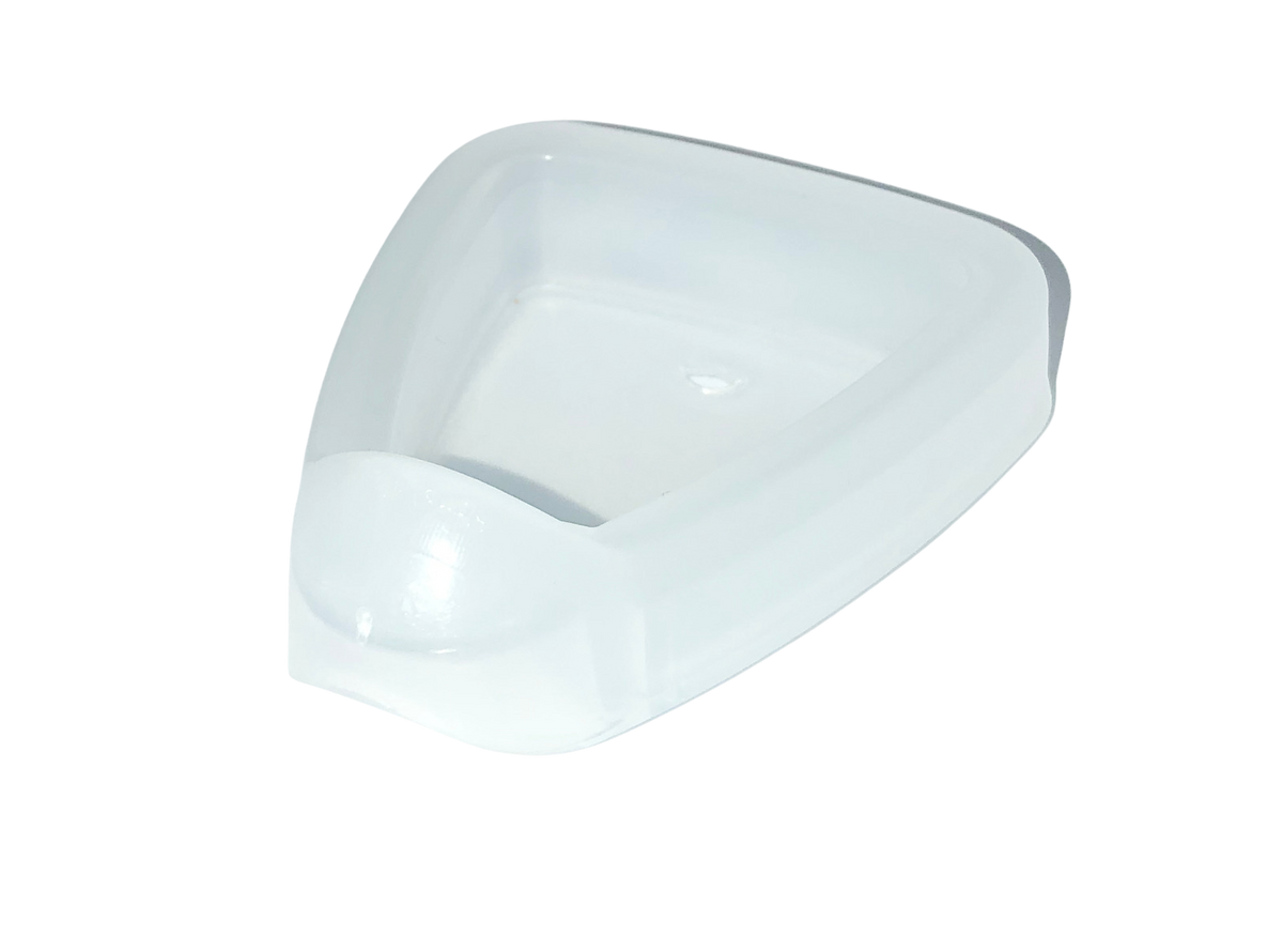 6PK 6pc Homeleisure Pot Feet White Planter Outdoor Garden