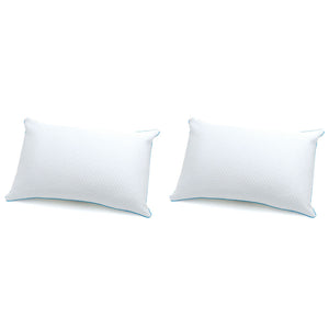 2PK Jason Kooling Medium Sleeping Pillow Home Bedding - White