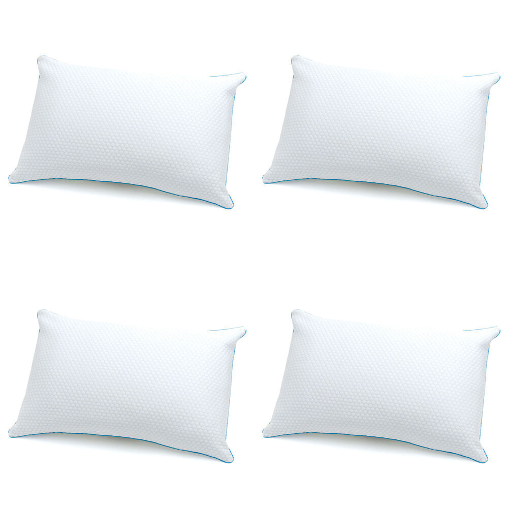 4PK Jason Kooling Medium Sleeping Pillow Home Bedding - White