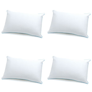 4PK Jason Kooling Medium Sleeping Pillow Home Bedding - White