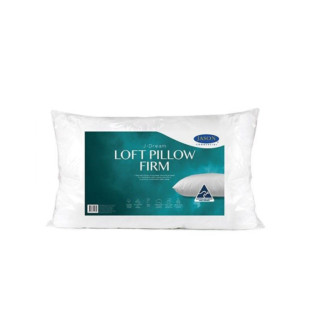 Jason Commercial J-Dream Loft Pillow Firm Standard 48x73cm - White