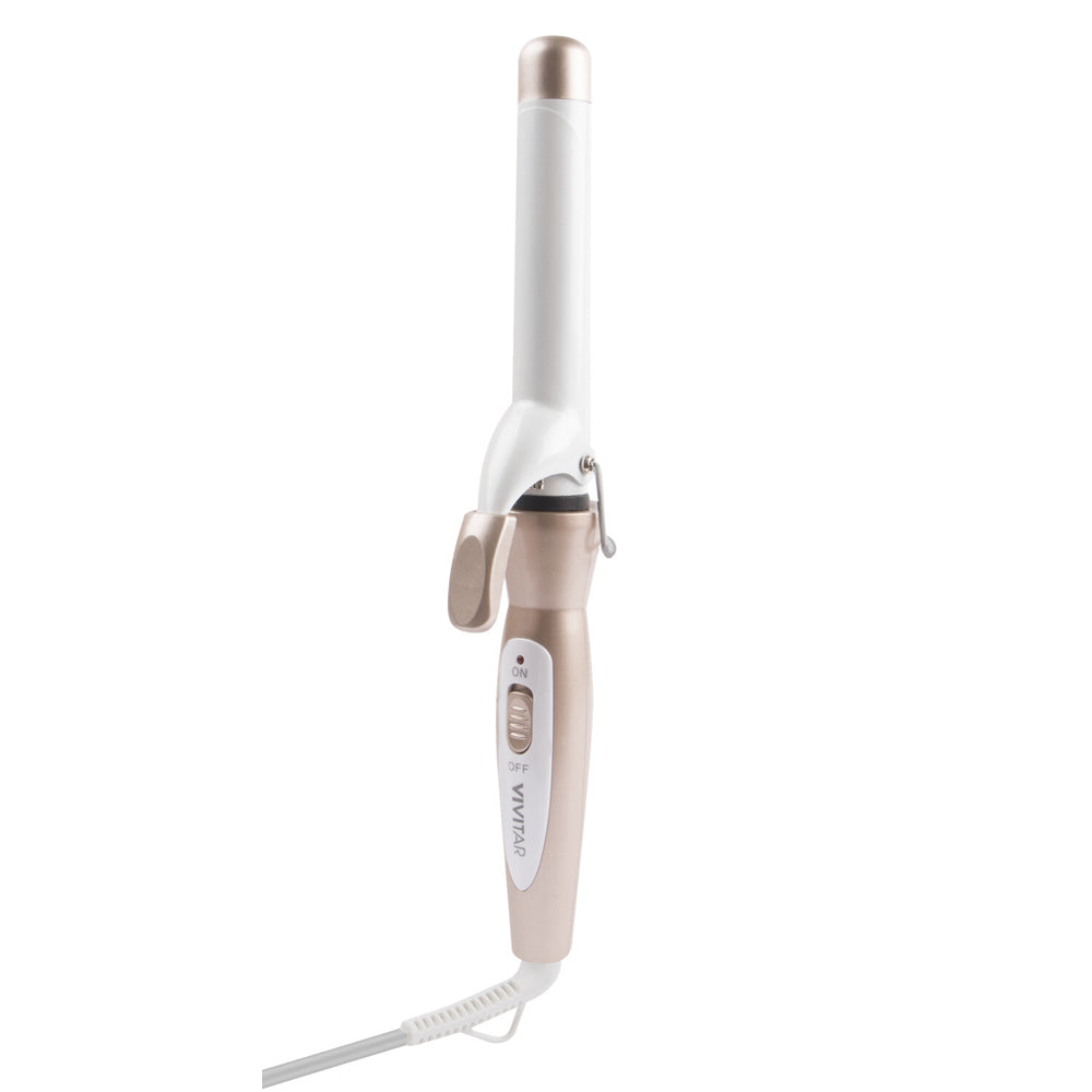 Vivitar Ceramic Tourmaline Curling Iron Barrel Pink 1in